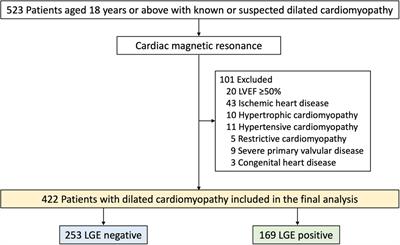 Electrocardiographic characteristics associated with late gadolinium enhancement and prognostic value in patients with dilated cardiomyopathy